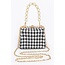 Heard About Me Houndstooth Handbag