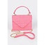 Girls Need Love Handbag - Fuchsia