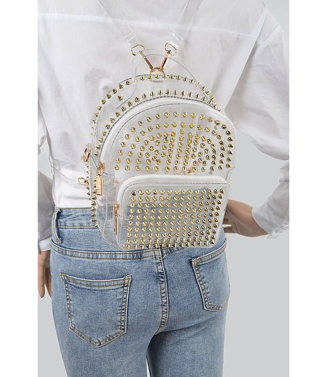 Don't Blink Studded Backpack