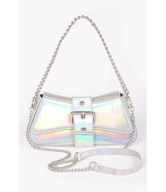 Chains For Me Handbag - Silver