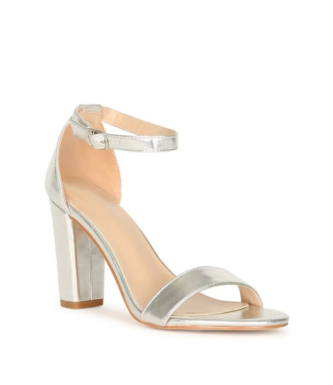 All That Block Heels - Silver