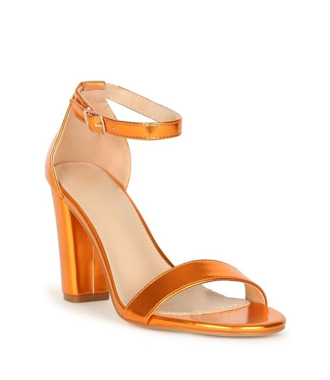 All That Block Heels - Orange