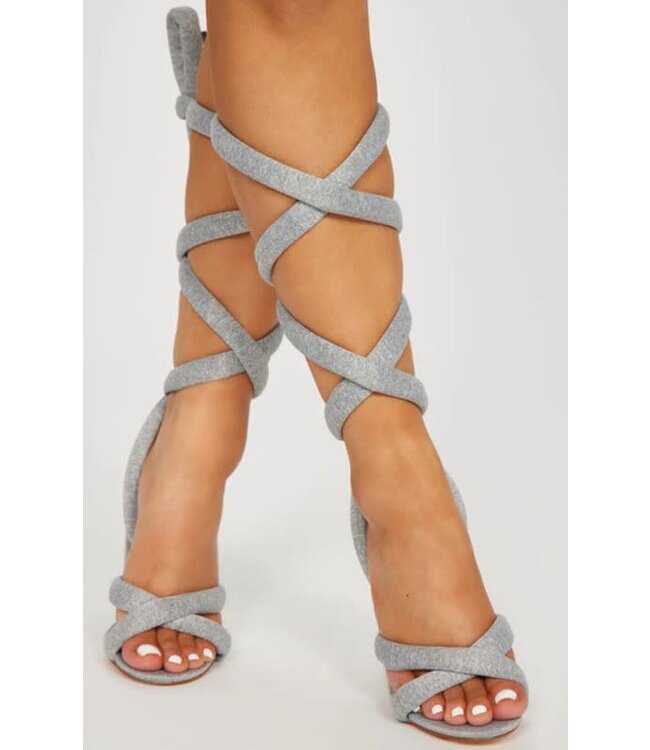 Plot Twist Heels - Grey