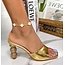 Electric Babe Heels - Gold