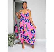 Best For Last Floral Dress  FUCHSIA