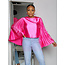 Bad Rep Pleated Top HOT PINK