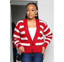 Candy Stripes Cozy Sweater
