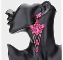 Wild Thing Earrings - Fuchsia