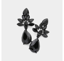 Touch Of Elegance Earrings - Black