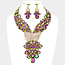 Drop Dead Gorgeous Necklace Set - Green Iridescent