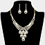 Meet Me In The Middle Necklace Set - Gold