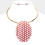 Make It Pretty Pearl Necklace Set - Pink