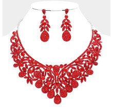 Dreamiest Necklace Set - Red