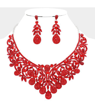 Dreamiest Necklace Set - Red