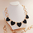 Love You More Necklace - Black