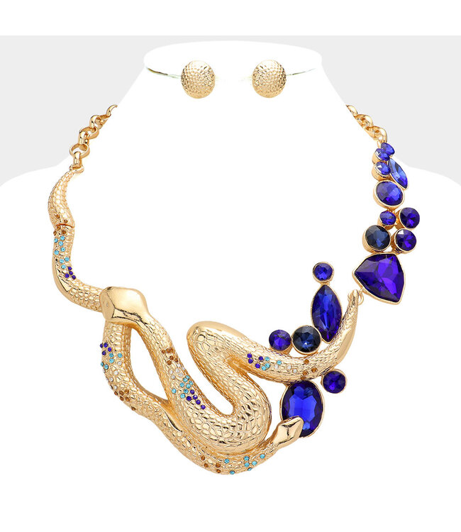 Hidden Agenda Necklace Set - Blue
