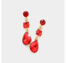 Magic Touch Earrings - Red