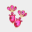 Keep It Cute Earrings - Fuchsia