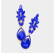Social Elite Earrings -  Royal Blue