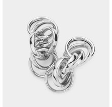 Turning Things Around Earrings - Silver