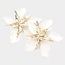 Everything Floral Earrings - Cream