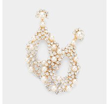 Pearl Romance Earrings - Gold