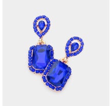 Making Memories Earrings - Royal Blue