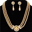 Pearl Opulence Necklace Set - Gold