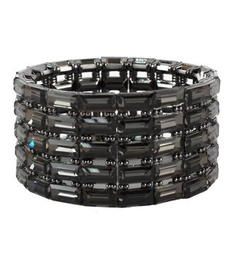 Square Up Bracelet - Pewter