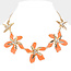 Time To Blossom Necklace - Orange
