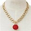 Circle Of Radiance Necklace - Red