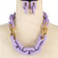 Busy Body Necklace - Purple