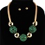 Keep It Spicy Necklace Set - Green