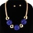Keep It Spicy Necklace Set - Royal Blue