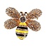 Busy Bee Brooch - Yellow