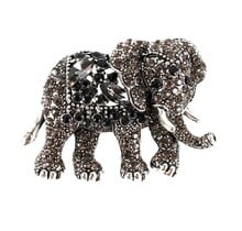 In The Safari Brooch - Pewter