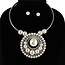 Make You Mine Pearl Necklace Set - Silver