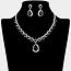 All Of My Love Necklace Set - Black