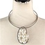 So Hooked Pearl Necklace Set - Silver