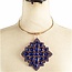 Dreamy Glam Necklace Set - Royal Blue