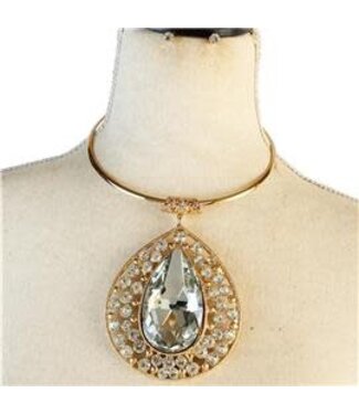 Made You Look Necklace Set - Gold