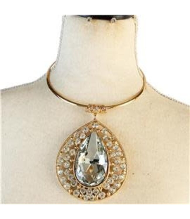 Made You Look Necklace Set - Gold