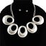 Loop Me Over Necklace Set - Silver