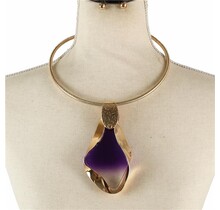 Lost Treasure Necklace Set - Purple