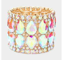 Look My Way Jewel Bracelet - Gold Iridescent