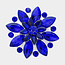 Petal Prism Brooch - Royal Blue