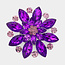 Petal Prism Brooch - Purple