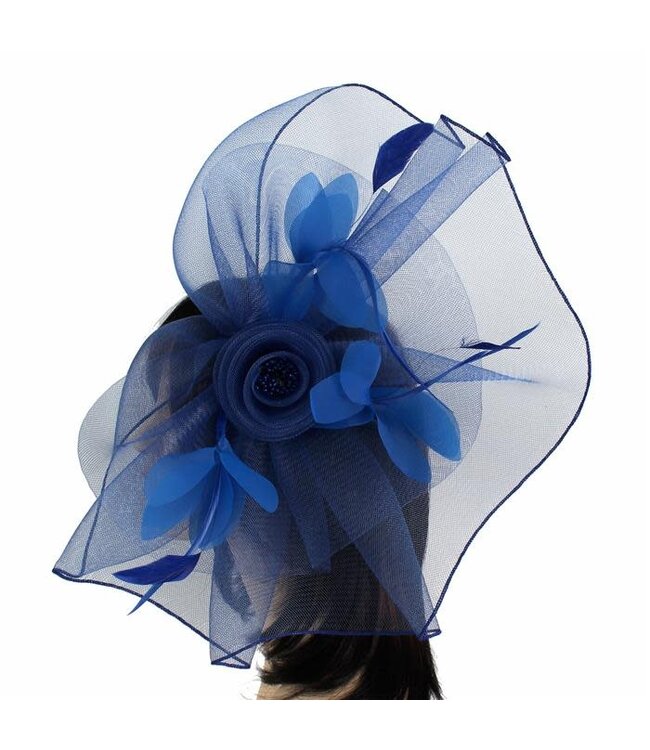 Ready For More Fascinator - Royal Blue