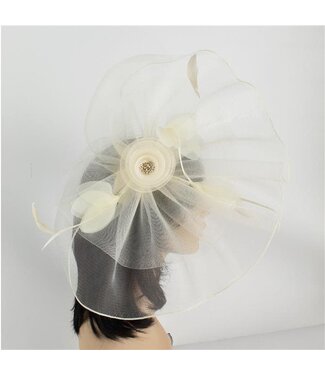 Ready For More Fascinator - Ivory
