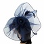 Ready For More Fascinator - Navy